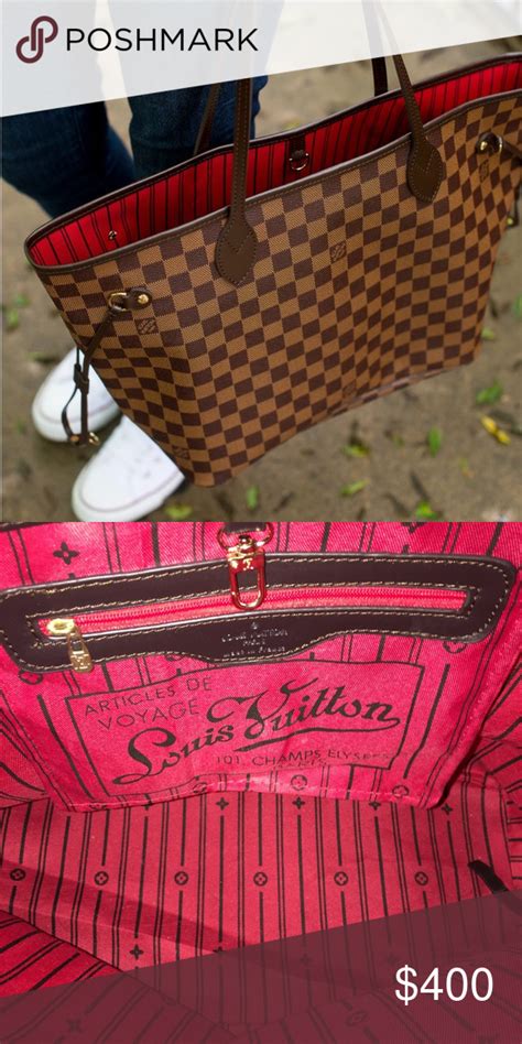 lv red and brown purse|lv purse red inside.